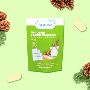 Wooden Floor Cleaner - Pine, Non-toxic & Pet-Safe,  250ml | 2 Tabs